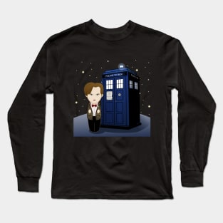 Kokeshi 11th Doctor Who Long Sleeve T-Shirt